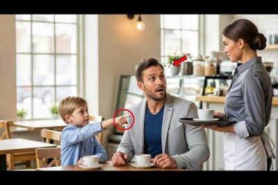 A father’s lunch date takes an unexpected turn when their son identifies a waitress as their teacher…“That’s My Teacher, Daddy!” The Boy Whispered — The Man Couldn’t Believe It