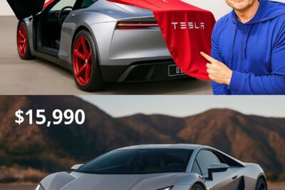 “BREAKING: Tesla Model 2 Just Leaked — Elon Musk Confirms $15,990 Price Tag Before Official Reveal!”