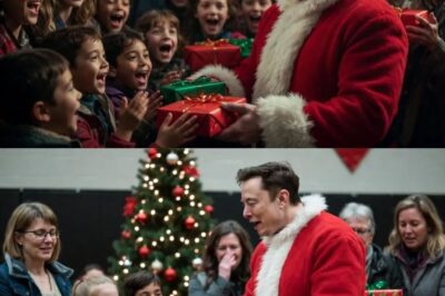 Billionaire Elon Musk transformed into “Santa Claus” causing a stir across the US: millions of children received mysterious gifts that made their parents cry, spreading hope and emotions never seen before in Christmas history
