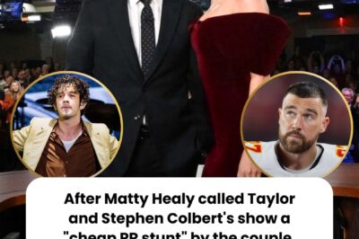 After Matty Healy called Taylor and Stephen Colbert’s show a “cheap PR stunt” by the couple, Travis’s 10-word comeback made him delete his comment