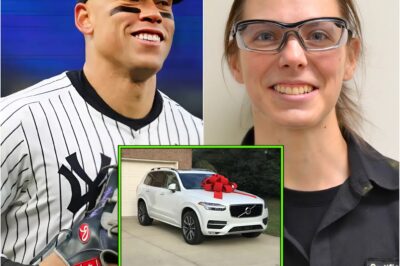 A poor woman working in the maintenance department of the New York Yankees Training Complex accidentally helped Aaron Judge fix his broken-down car in the parking lot — and the next morning, a white pickup truck unexpectedly appeared at her doorstep! Life had never been easy for Maria Thompson, a hardworking and devoted employee at the facility where stars like Aaron Judge train, practice, and prepare for some of the most intense games in American sports. She struggled daily to make ends meet on her modest salary, and she never imagined that a quiet afternoon, when she happened to help one of the most respected and beloved baseball players in the world, would change her life forever.