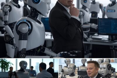 Elon Musk Causes a Stir When Revealing a Secret: Tesla is Developing an Army of Talking Robots to Completely Replace Office Workers and Dominate the Labor Market