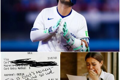 BREAKING NEWS: Misa, a 23-year-old waitress, had no idea she was serving Blue Jays superstar Bo Bichette. Polite and discreet, Bo Bichette enjoyed his meal without drawing attention. But as he left, he placed a folded bill on the table… he smiled and walked out. Curious, Misa opened the bill, and just minutes later, she burst into tears. What Bo Bichette wrote was more than just a thank you — it changed her life… See more details below 👇