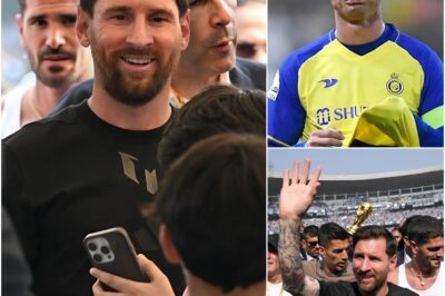“Messi’s trip to India is a complete farce — and that statue as well. I think Messi is going too far with the showboating…” — Cristiano Ronaldo publicly criticized Messi’s visit to India, insisting that he himself would never take part in such meaningless trips. M10 immediately fired back at CR7, pointing out three separate occasions in which Cristiano had openly shown off and promoted himself during previous international tours, leaving the Portuguese superstar speechless and embarrassed…