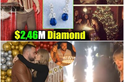 Inside the Diamond Party: Travis Kelce Stuns Taylor Swift with $8.5 Million Blue Diamonds at Lavish 36th Birthday Bash