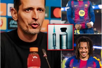8 MINUTES AGO: Eintracht Frankfurt coach Dino Toppmöller publicly requested UEFA to conduct a doping test on Jules Koundé immediately after the 1–2 loss to Barça. When the results were announced, everyone was stunned… including Dino Toppmöller himself…