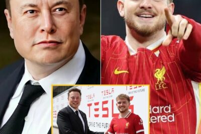“YOU WILL BECOME A LEGEND OF EUROPEAN FOOTBALL.” Elon Musk – the owner of the world’s largest technology corporation – has just shaken the football world when he announced an immediate injection of 1 billion USD in cash and 500 million USD/year in a 10-year contract, turning Harvey Elliott into a co-owner and central face of the Tesla football empire. From Anfield to a billion-dollar future…