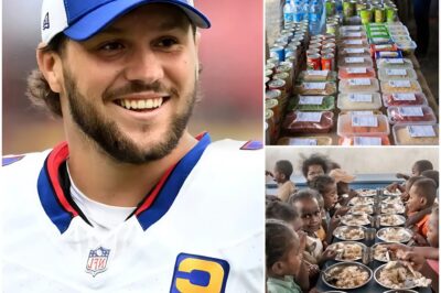BREAKING NEWS: Amid an impressive season with the Buffalo Bills, quarterback Josh Allen stunned the sports world by quietly paying off hundreds of thousands of dollars in lunch debt at over 100 schools. With this single act of profound compassion, Allen lifted a financial burden that had weighed on thousands of families for years, enabling countless children to return to school without fear, shame, or worry about not having enough money for their daily meals. This act, kept completely secret until now, reveals an extraordinary compassionate side of this young player – a side that transcends the spotlight and demonstrates a rare maturity for his age.