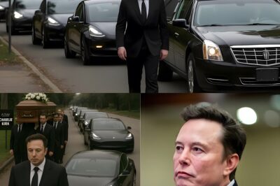 TEARFUL TRIBUTE: Elon Musk Sends Tesla Fleet to Escort Charlie Kirk’s Final Journey