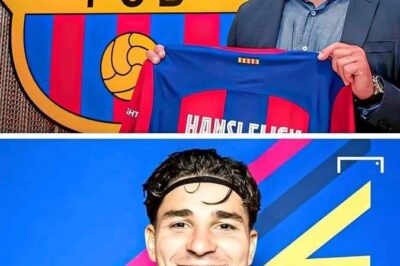𝗕𝗥𝗘𝗔𝗞𝗜𝗡𝗚: Hansi Flick agrees to renew his Barça contract to 2028 and will reduce his salary to help sign Julian Alvarez next season.