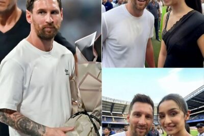 SHOCKING: Lionel Messi and “Muse” Shraddha Kapoor unexpectedly appear in the same frame, causing a social media sensation in India!