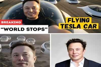 “WORLD STOPS: Elon Musk’s First Flying Tesla Car Prototype STUNS Humanity — Defies Gravity, Redefines Transportation, and Leaves Rivals in Total Shock!”