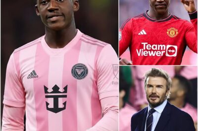 Inter Miami have officially entered the race to sign young English talent Kobbie Mainoo. Club president David Beckham has personally held talks with Manchester United’s leadership and put forward an extremely attractive offer for the deal. The proposal surprised everyone by showcasing the club’s generous financial capacity. However, the response from Kobbie Mainoo was even more shocking, completely overturning all initial expectations surrounding the transfer process. Full details will be revealed below…