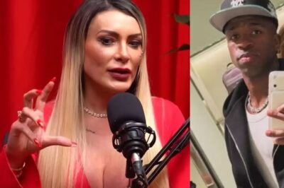 “All public attention turned toward Vinicius Jr as the Real Madrid star was shockingly exposed by Andressa Urach, Cristiano Ronaldo’s former one-night stand.”