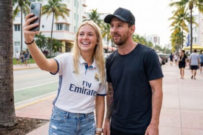 “I met Messi by chance in Miami. I was wearing a Real Madrid jersey, and I was afraid he’d refuse to take a picture with me. I was hesitant, but I went up to him and took a picture. He asked me, “Are you a Real Madrid fan? Who’s your favorite player?” I told him, “Mbappé.” He said, “Good choice.” He was very humble.