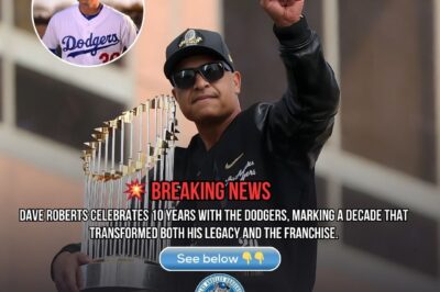 Dave Roberts celebrates 10 years with the Dodgers, marking a decade that transformed both his legacy and the franchise.