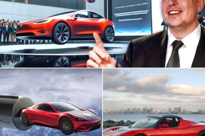 World in shock as Elon Musk unveils a revolutionary Tesla flying car prototype that changes everything