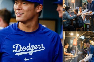 BREAKING NEWS: Yoshinobu Yamamoto has quietly bought back the small diner that sheltered him during his impoverished student years, where each meal was more valuable than any words of encouragement. But instead of opening it for profit, the Japanese baseball star decided to transform it into a free kitchen, regularly providing meals to 120 homeless people every day. Even more remarkably, Yamamoto proactively invited the woman who had given him those meals back to work there, a way of completing the cycle of gratitude that deeply moved the community.