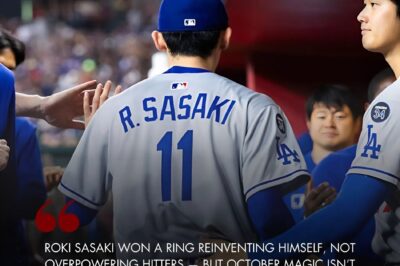 A Dodgers insider has revealed why Roki Sasaki could become a true game-changer in 2026 ⚾🔥. With elite velocity, pinpoint control, and a fearless mindset, the Japanese phenom is poised to shake up MLB 🌍💥. If unleashed at the right moment, his arrival could completely reshape the Dodgers’ future.