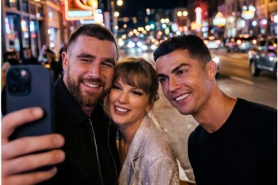 NO ONE EXPECTED THIS! TRAVIS KELCE & TAYLOR SWIFT SURPRISE WITH A LIVE STREAM WALKING THROUGH THE STREETS WITH CRISTIANO RONALDO — AND THEIR CONVERSATION LEFT THE WORLD BREATHLESS