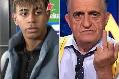 “May my mother rest, not my family or my country!” 🔴 Lamine Yamal shocked the press room after the rude words of El Gran Wyoming. What seemed like a normal post-race press conference suddenly erupted when The Great Wyoming unleashed a deeply offensive tirade directed at Lamine Yamal’s mother and family. Without hesitation, Lamine Yamal took the microphone and spoke ten words that shocked the world of sports. Wyoming attempted a bitter apology, asking for “peace,” but it was Lamine Yamal’s next response that shook social media: a powerful declaration of pride, loyalty and undying love for his mother and his country.