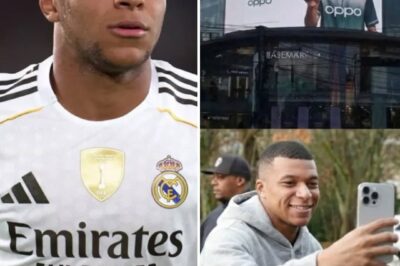 Kylian Mbappé’s €20m OPPO Nightmare: Caught Using iPhone and Beats in Viral Video – Brand Fury Threatens Immediate Contract Termination.