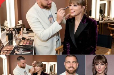 Taylor Swift Trusts Travis Kelce to Do Her Makeup in Adorable Couple Challenge