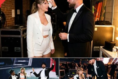 Travis Kelce Shows Sweet Support for Taylor Swift Behind the Scenes After Their Onstage Moment