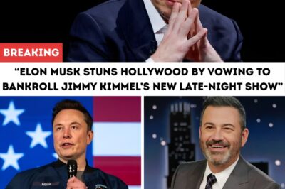 BREAKING : Elon Musk STUNS Hollywood by Vowing to Bankroll Jimmy Kimmel’s New Late-Night Show