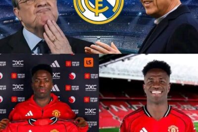 Manchester United’s Audacious €100m Bid for Vinícius Júnior Rejected – Real Madrid Hold Firm at €150m Amid Contract Standoff.