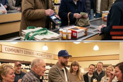 🛒❤️ “Your Comfort Isn’t Optional”: Travis Kelce and Taylor Swift Bring Shoppers to Tears with Touching Act of Kindness at Local Hy-Vee