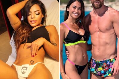 Model who bombarded Lionel Messi with sexy pics left ‘humiliated’ as she claims his wife blocked her from match