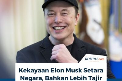 Kekayaan Elon Musk Setara Negara, Bahkan Lebih Tajir dari Belgia dan Irlandia
