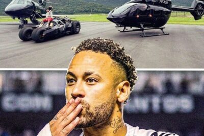 Brazilian superstar Neymar has once again set social media on fire by showing off his jaw-dropping wealth 😎💰. On his personal page, the football icon proudly revealed his luxury collection, featuring a private jet ✈️, a helicopter 🚁, and even a Batman-style car 🦇🚗. The flashy display instantly grabbed attention, leaving fans stunned and buzzing about Neymar’s ultra-lavish lifestyle 🔥👑.