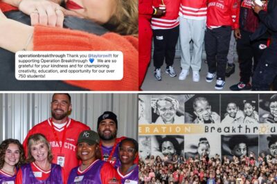 MORE THAN A GESTURE: Taylor Swift’s Donation to ‘Operation Breakthrough’ Honors Travis Kelce’s Deepest Passion and Shapes Real Futures in Kansas City ❤️🏙️