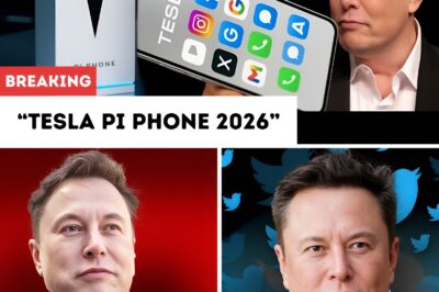 Elon Musk has officially unveiled the Tesla Pi Phone 2026, and the tech world hasn’t slept since. What was supposed to be a simple product presentation became a global earthquake — a moment experts now call “the beginning of the post-smartphone era.”