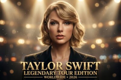 TAYLOR SWIFT ANNOUNCES FINAL LEGENDARY TOUR 2026 — 40 CITIES, POP MUSIC ROYALTY, AND A FAREWELL THE WORLD WILL NEVER FORGET!