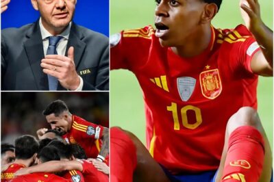 “I WILL NOT PARTICIPATE IN THE 2026 WORLD CUP BECAUSE OF WHAT IS HAPPENING — THAT HAS CROSSED MY LIMITS…” – Enraged striker Lamine Yamal releases a SHOCKING statement directly addressed to FIFA President Gianni Infantino. The young star of the Spanish national team, along with his teammates, will not travel to the United States next summer to protest the current situation. Immediately, FIFA President Gianni Infantino responds personally with just 10 words that shock the football world and cause enormous tension… See full details below👇