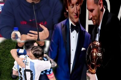 Luka Modrić has shared many dressing rooms with legends, faced countless superstars on the pitch, and lived through one of the most competitive eras in football history. Yet when he speaks about Lionel Messi, even a Ballon d’Or winner like him chooses words carefully — because what Messi did belongs to a different dimension of the game. ⚽✨