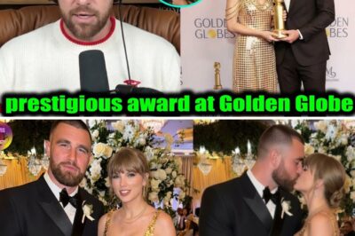 A Moment for the History Books: Travis Kelce Confirms Taylor Swift’s Golden Globe Nomination with Her by His Side in Heartfelt Podcast Revelation