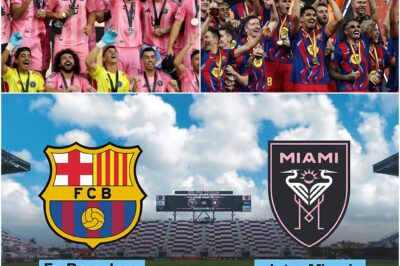 BREAKING NEWS: Inter Miami and Barcelona have officially confirmed that they will host a CHARITY FRIENDLY MATCH between the two clubs to honor legendary figures such as Lionel Messi, Luis Suárez, and Jordi Alba. A historic intercontinental El Clásico-style showdown will take place at Barcelona’s new Camp Nou stadium, with excitement and anticipation reaching an all-time high. The date and time of the match have already been agreed upon and will be announced right below…