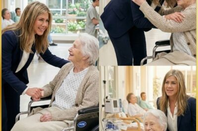 AN UNEXPECTED MOMENT: Jennifer Aniston Discovers Her Former Teacher in the Hospital as She’s Preparing to Leave — A Decision Made Just Minutes Later Causes Endless Debate Online.