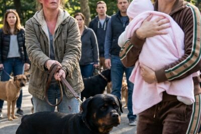 She Accused My “Savage” Dog of Attacking Her Sleeping Baby — But When the Blanket Was Torn Away, the Truth Paralyzed an Entire Park