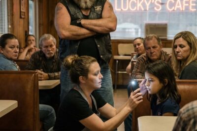 She Was Just a Diner Waitress — Until She Noticed the One Detail Every Specialist Had Missed About the Biker’s Deaf Daughter