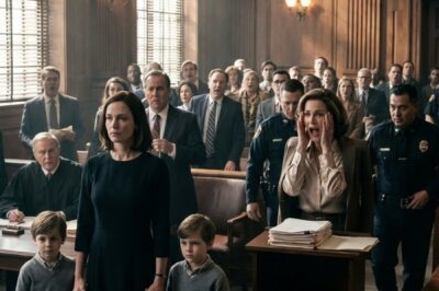 Left alone with newborn twins, she walked into the courtroom expecting judgment and defeat. Instead, the reading of the will sparked chaos—when the mistress suddenly screamed, realizing the truth had turned everything against her.