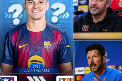 💥😨 COMMERCE DU Siècle OU UN AUTO TIR DANS LES PIEDS ? Les Rumeurs Selon Lesquelles Julián Álvarez Rejoindrait Le Barça Avec “cash + Araujo” Ont Secoué Le Vestiaire, Les Supporters Étaient Profondément Divisés Et Des Signes Inhabituels Ont Recommencé À Être Déterrés !