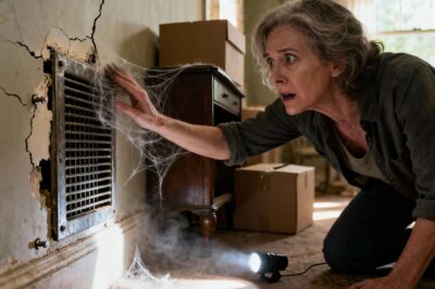 I left my daughter with my parents during a business trip. Two days later, she disappeared at the mall. My parents said, “we only looked away for a moment.” Ten years later, while cleaning out my grandmother’s house, I found a strange vent in the wall. I leaned in and heard a little girl humming from inside.