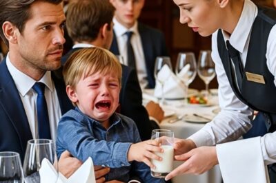 Billionaire’s Son Kept Crying in the Restaurant — Until the Waitress Said: ‘He Just Needs a Mom…