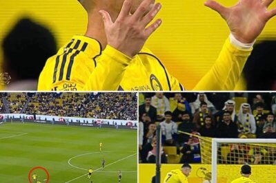 watch: football almost stopped breathing because of cristiano ronaldo a pass from behind the halfway line… ronaldo doesn’t even think twice.