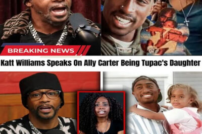 The internet is SHAKING! Katt Williams just exposed Hollywood’s biggest secret, claiming Ally Carter is the ILLEGITIMATE DAUGHTER of rap legend Tupac Shakur! But it gets crazier… Katt hints Tupac faked his death, and Ally was actually swapped at birth by a nurse to hide the truth! Now, Ally is stepping forward to expose the elites. But the terrifying reason they hid Tupac’s bloodline involves…